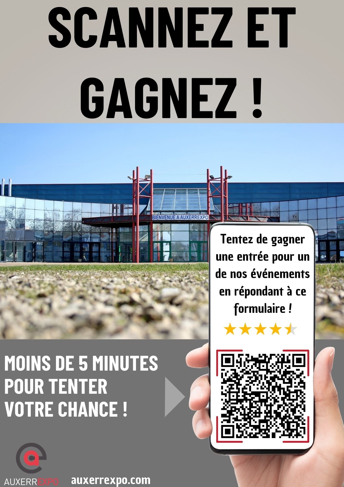 GRAND JEU 2024 Auxerrexpo Centre De Congr S Parc Exposition   QR Code Questionnaire Visiteurs 